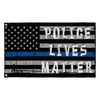 Police Lives Matter Blue Line American Flag