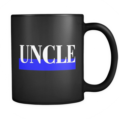 Thin Blue Line Uncle Mug