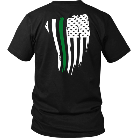 THIN GREEN LINE AMERICAN FLAG SHIRTS & HOODIES