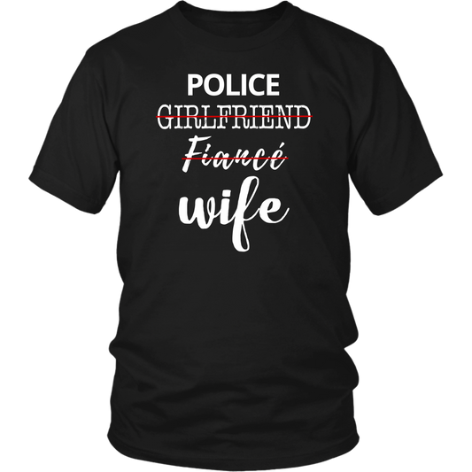 Upgraded Police Wife Shirts and Hoodies