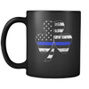 Shamrock Thin Blue Line Flag Mug