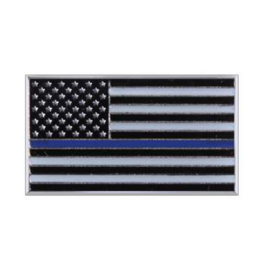 Thin Blue Line Flag Pin