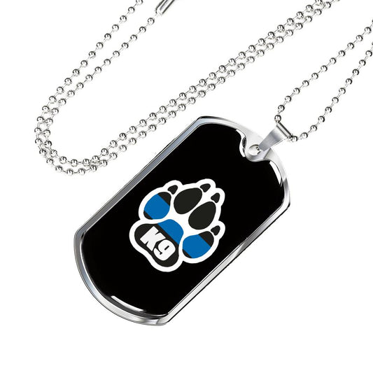 K9 Paw Dog Tag