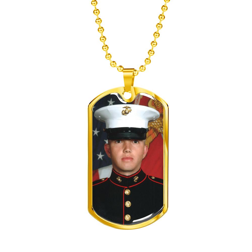 Personalized Stainless Steel Dog Tag Necklace