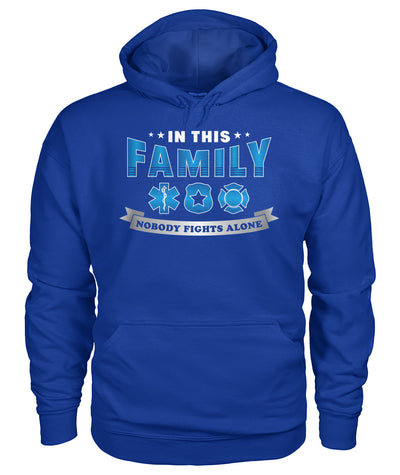 In This Family Nobody Fights Alone Shirts and Hoodies