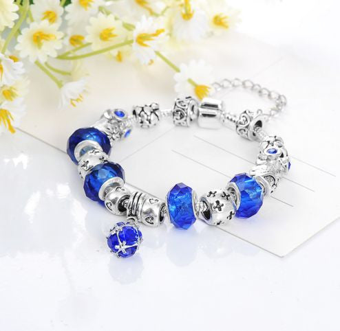 Gorgeous Blue Charm Bracelet - Thin Blue Line Shop