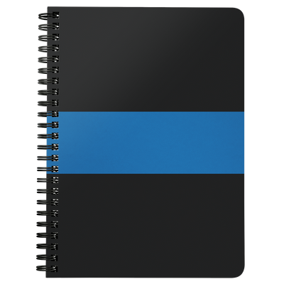 Thin Blue Line Spiralbound Notebook Journal