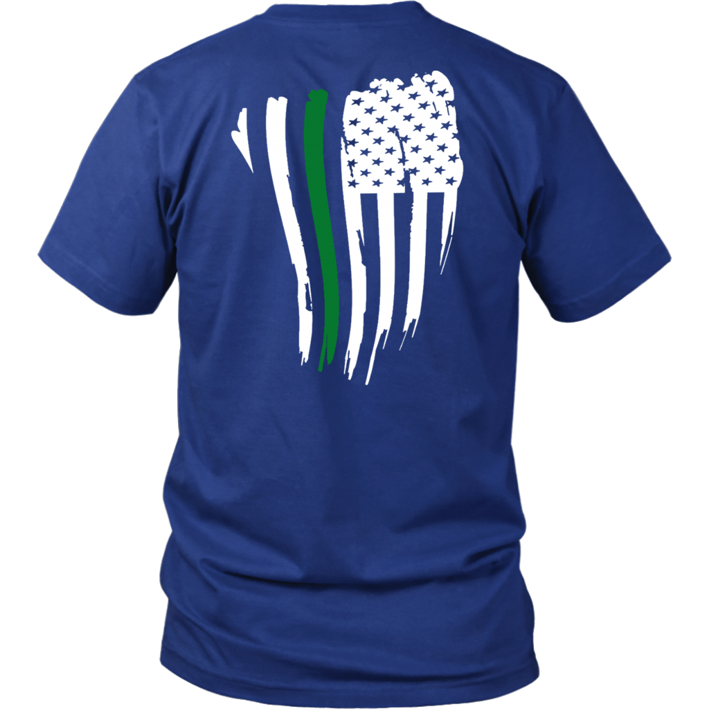 THIN GREEN LINE AMERICAN FLAG SHIRTS & HOODIES