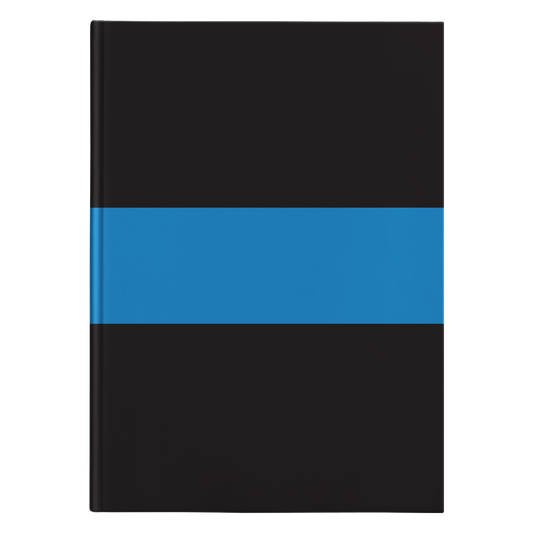 Thin Blue Line Journal Notebook - Hardcover