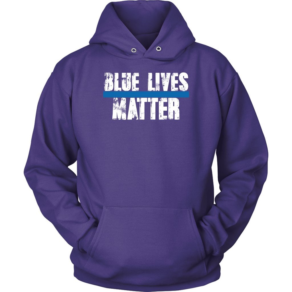 Blue lives matter deals hoodie