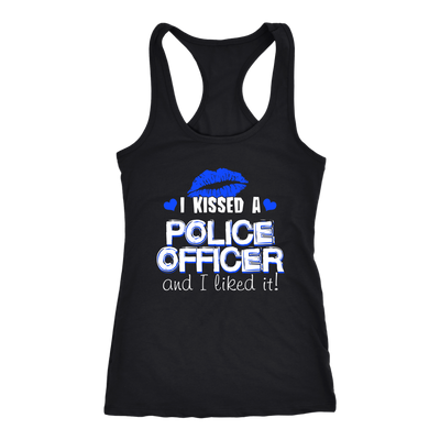 Women's I Kissed A Police Officer Tank Tops