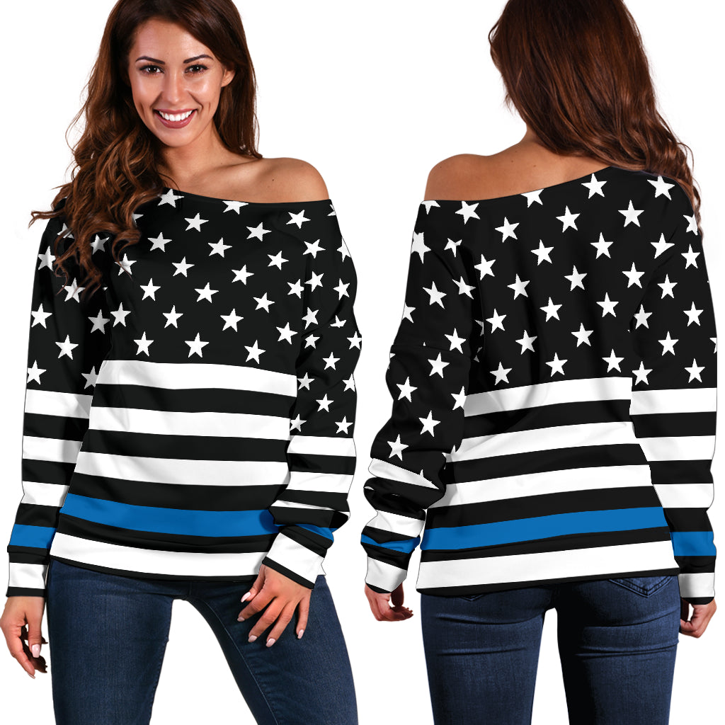 Thin blue line on sale sweater