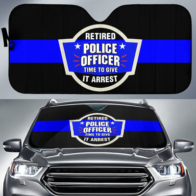 Time To Give It Arrest Vehicle Car Shade