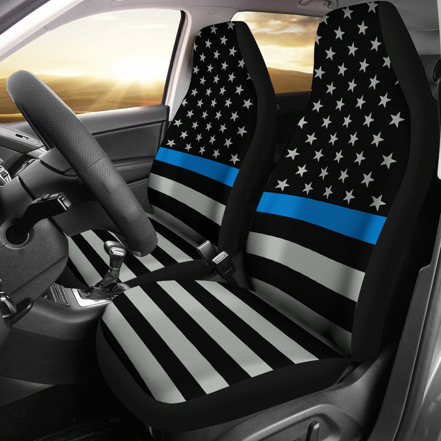 Red White Blue American Flag Abstract Art Car popular Seat Covers Pair, 2 Front Seat Covers, Car Seat Protector, Car Accessories