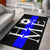 Awesome Thin Blue Line 'Home' Area Rug