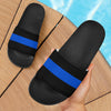 Thin Blue Line Slide Sandals
