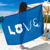 Love - Thin Blue line Sarong