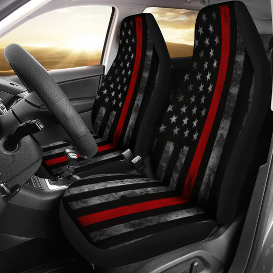 Thin Red Line Car Seat Covers