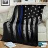 Distressed American Flag Blanket