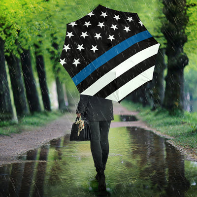 Thin Blue Line American Flag Umbrella