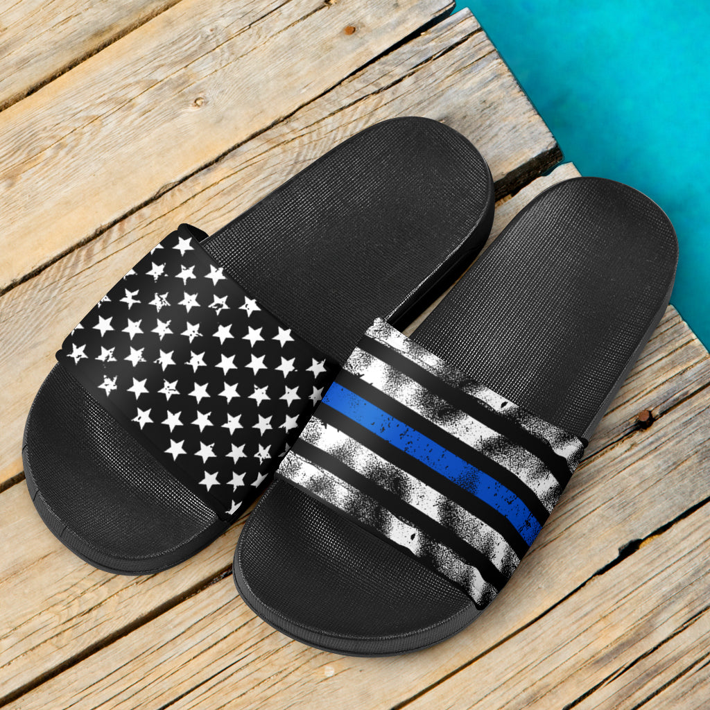 vegan padded velcro sandal red/blue – Suzanne Rae