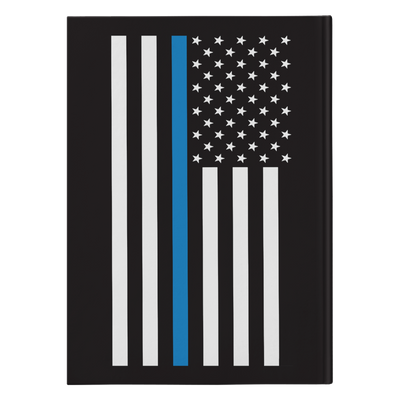 Thin Blue Line American Flag Journal Notebook - Hardcover
