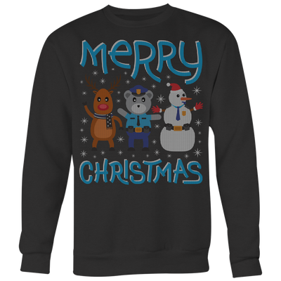 Deer Police Bear Snowman Ugly Christmas Shirts & Sweaters