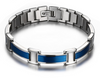 Deluxe Blue Stainless Steel Bracelet