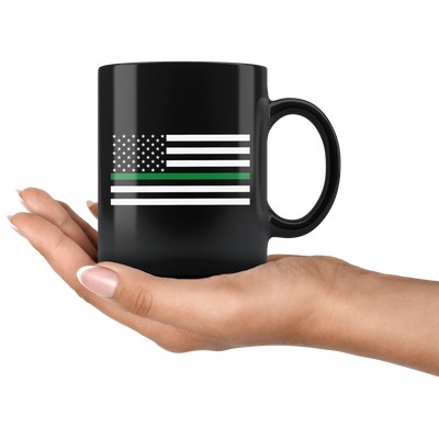 Thin Green Line American Flag Mug