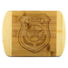 Police Badge Round Edge Chopping Board