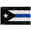 Thin Blue Line Puerto Rico Flag