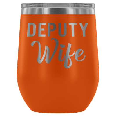 Deputy Wife Wine Tumbler