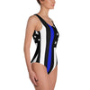 Thin Blue Line Stars & Stripes One-Piece Swimsuit