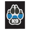 K9 Paw Thin Blue Line Journal Notebook - Hardcover