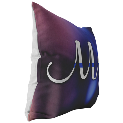 Mrs. Thin Blue Line Pillow