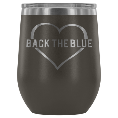 Back the Blue Wine Tumbler