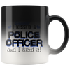 I Kissed A Police Officer - Blue Kisses - Color Changing Mug
