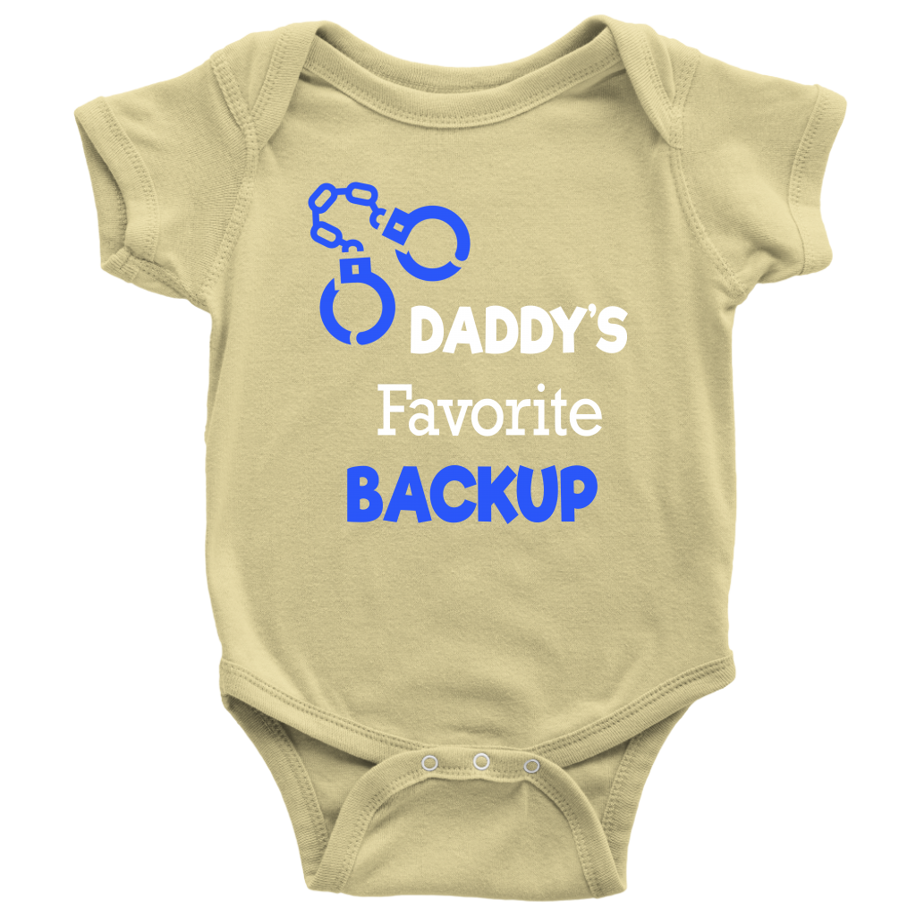Daddy's Backup - Daddy's Drinking Buddy Really Love My Daddy - Funny Cute  Infant Creeper, One-Piece Baby Bodysuit