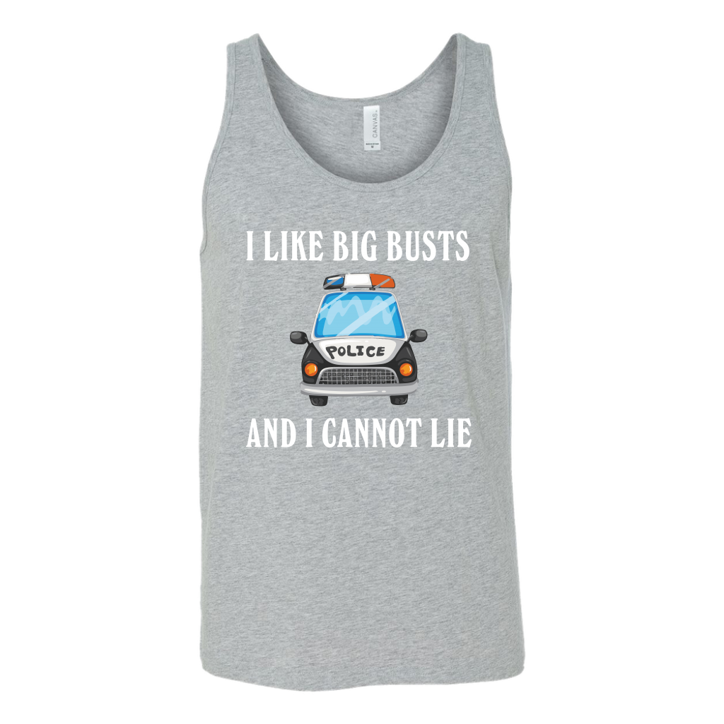 Men's I Like Big Busts and I Cannot Lie Tank Tops - Thin Blue Line Shop