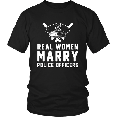 Real Women Marry Police Officers Shirt