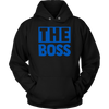 THE BOSS & REAL BOSS COUPLES THIN BLUE LINE HOODIES