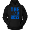 THE BOSS & REAL BOSS COUPLES THIN BLUE LINE HOODIES