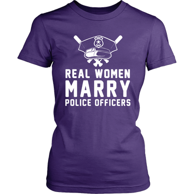 Real Women Marry Police Officers Shirt