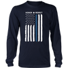 Thin Blue Line Flag Honor Respect Shirts and Hoodies