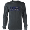 Love - Thin Blue Line Flag Shirt