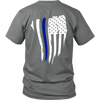 Thin Blue Line American Flag Shirt