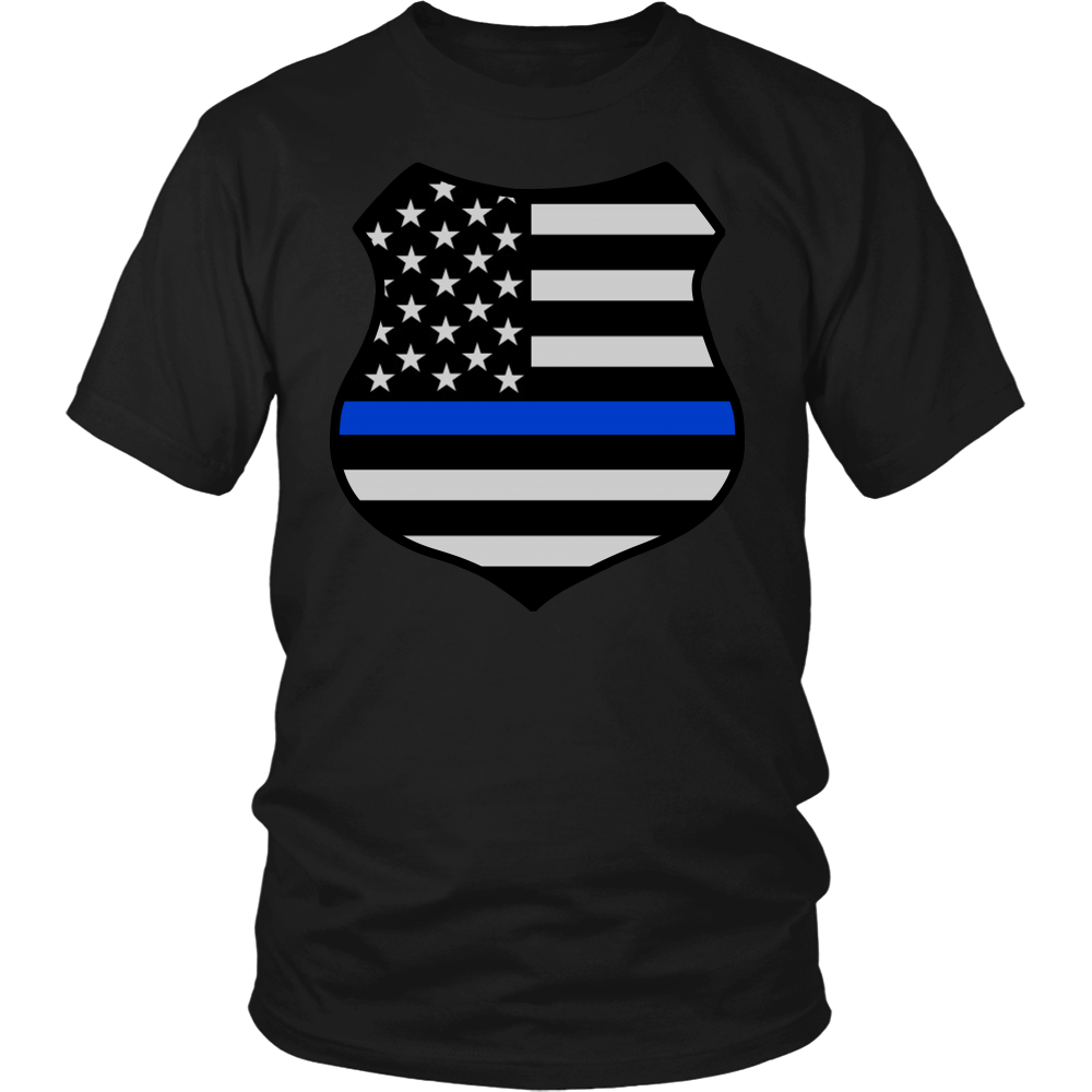 Blue line flag deals shirt