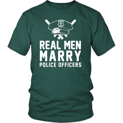 Real Men Marry Police Officers Shirt