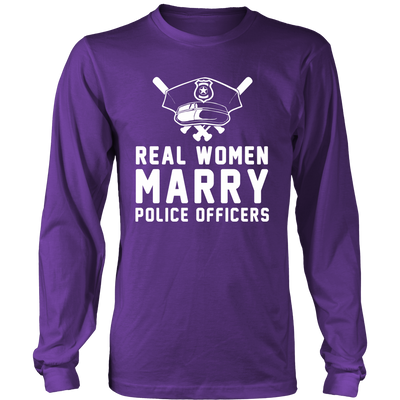 Real Women Marry Police Officers Shirt