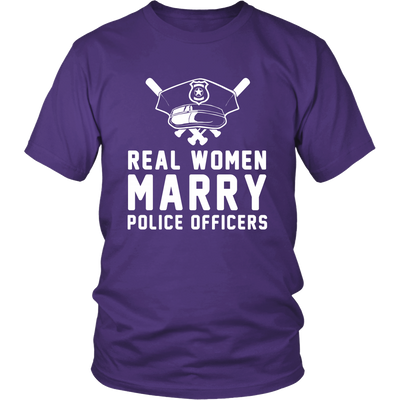 Real Women Marry Police Officers Shirt